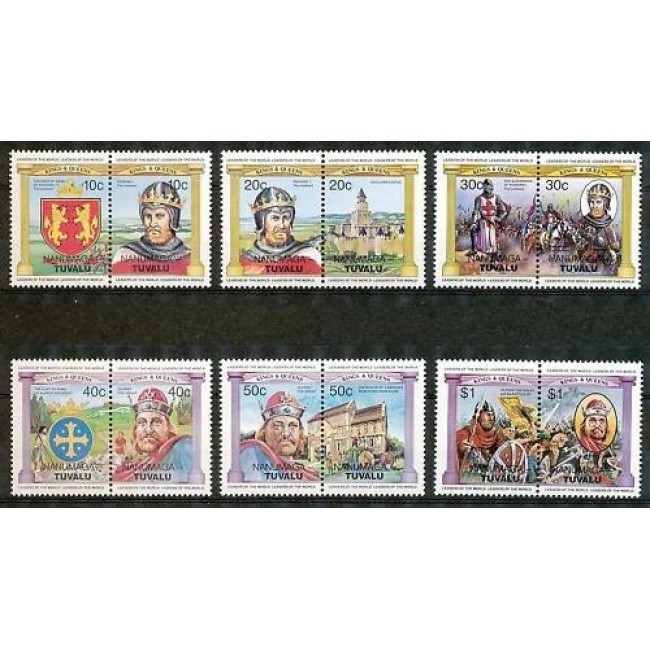 Nanumaga Tuvalu 1984 - Regalitate britanica, personalitati, istorie, serie neuzata