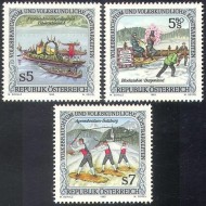 Austria 1993 - Obiceiuri populare, serie neuzata