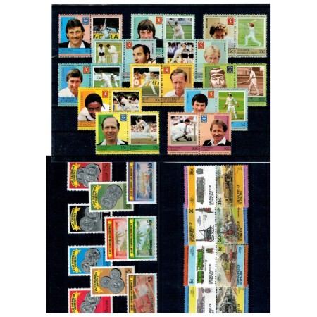 Lot timbre străine neuzate, Tuvalu, St, Vincent