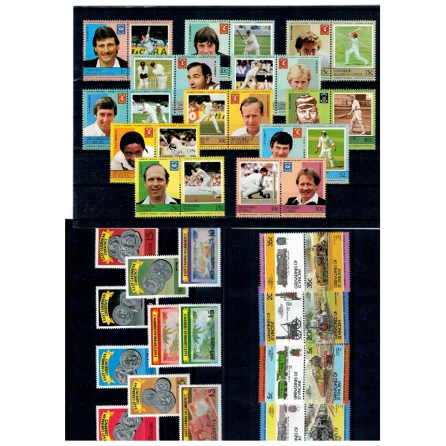 Lot timbre străine neuzate, Tuvalu, St, Vincent