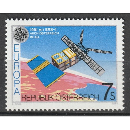 Austria 1991 - Europa, CEPT, cosmonautica, neuzat