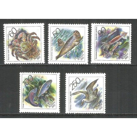 Rusia 1993 - Fauna, animale, serie neuzata