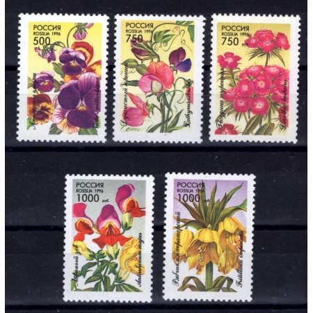 Rusia 1996 - Flori, serie neuzata