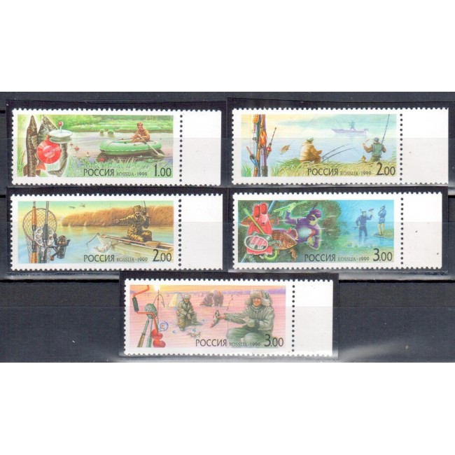 Rusia 1999 - Pescuit, serie neuzata