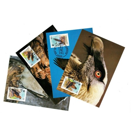 Lesotho 1986 - Fauna WWF, păsări, serie maxime neuzate