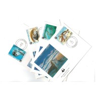 Mauritania 1986 - Fauna WWF, serie plicuri prima zi