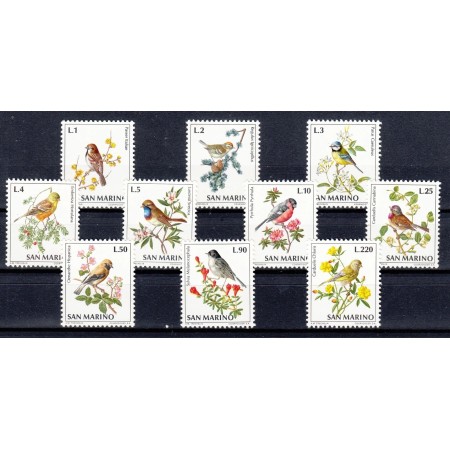 San Marino 1972 - Păsări, fauna, serie neuzata