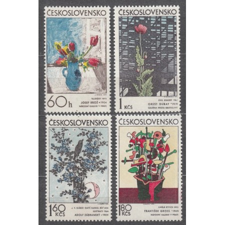 Cehoslovacia 1974 - Arta grafica, serie neuzata