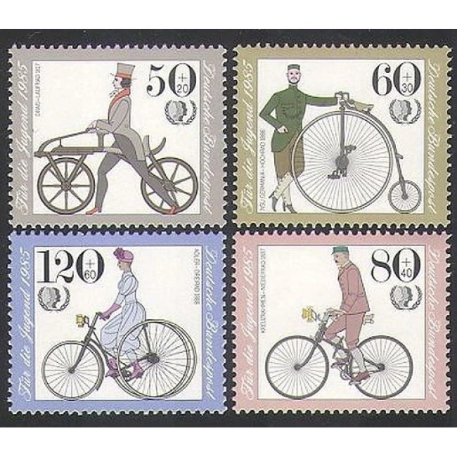 Bundes 1985 - Biciclete, serie neuzata