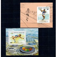 Centrafricaine Republic 1987 - Jocurile Olimpice, sport, colite neuzate