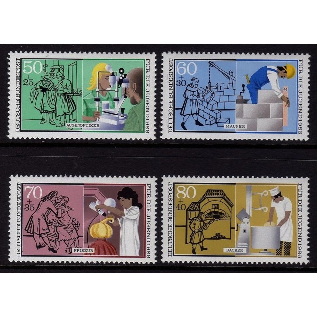 Bundes 1986 - Meșteșuguri, meserii, serie neuzata