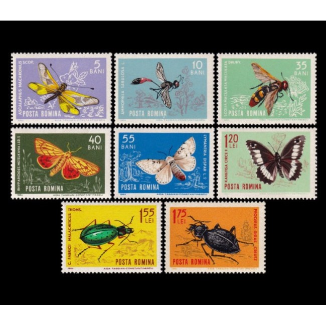 1964 - Insecte, serie neuzata