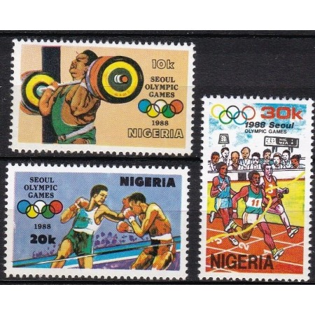 Nigeria 1988 - Jocurile Olimpice Seoul, serie neuzata