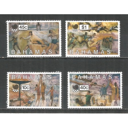Bahamas 1988 - Jocurile Olimpice, sport, serie neuzata
