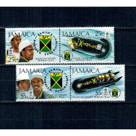 Jamaica 1988 - Echipa de bob din Jamaica la Jocurile Olimpice de iarna, serie neuzata