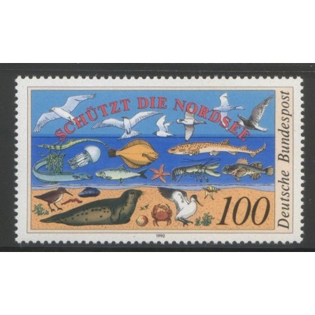Bundes 1990 - Marea Nordului, fauna, neuzat