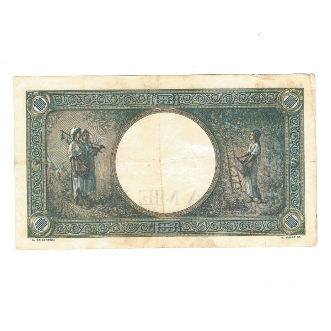 Romania 1941, 10 Sep. - 1000 lei, circulat