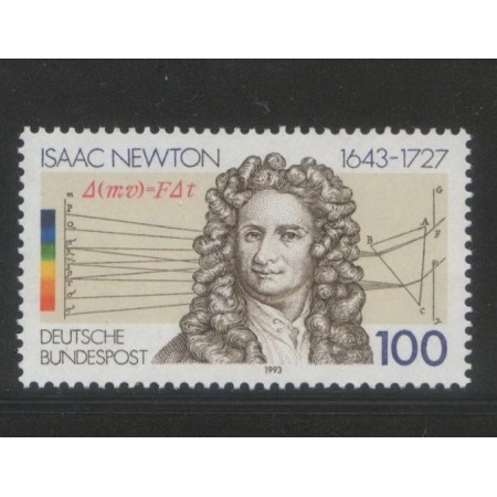 Bundes 1993 - Isaac Newton, personalități, neuzat