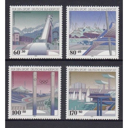 Germania 1993 - Sport, stadioane olimpice, serie neuzata