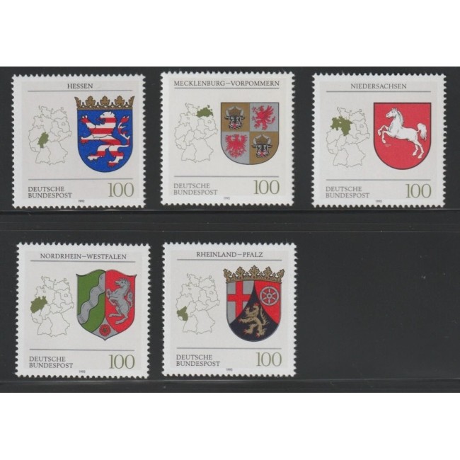 Bundes 1993 - Stemele landurilor, serie neuzata