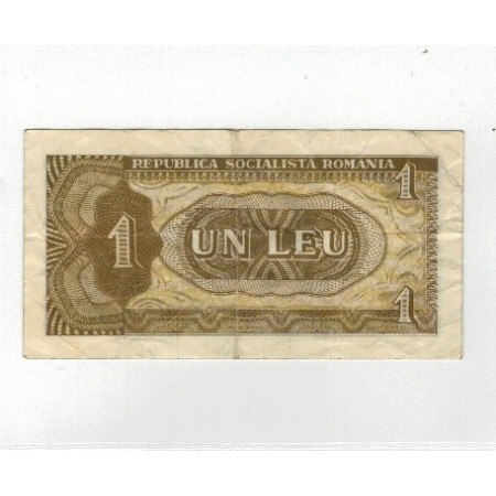 Romania 1966 - 1 leu, circulat