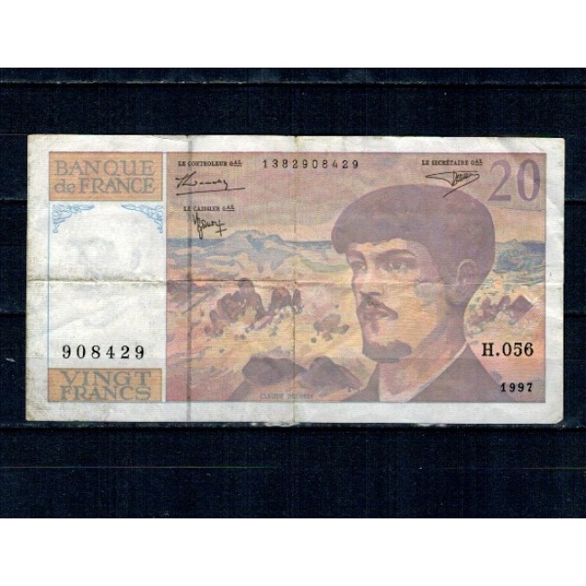 Franta 1997 - 20 francs, circulata