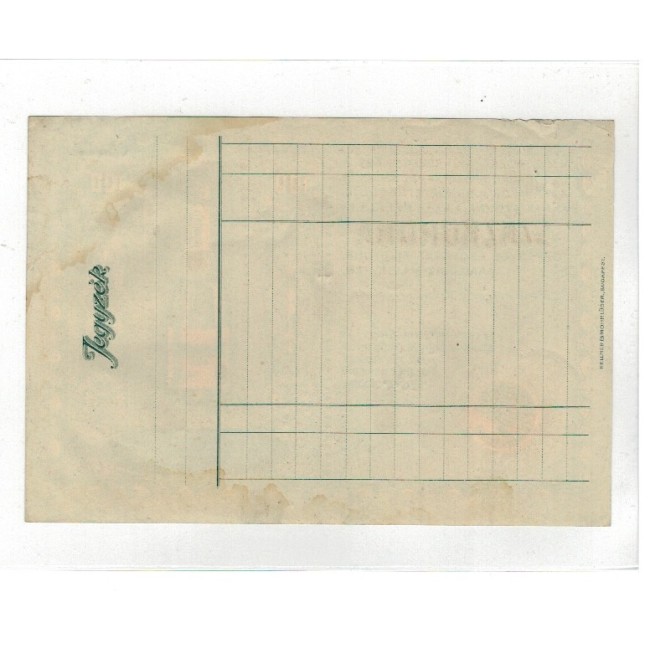 Romania 1913, Arad - Bancnota-pliant de reclama sampanie