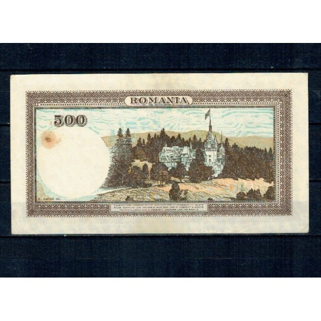 Romania 1940, XI 1, 500 lei, aproape necirculata