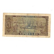 Romania 1966 - 5 lei, circulat