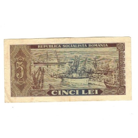 Romania 1966 - 5 lei, circulata