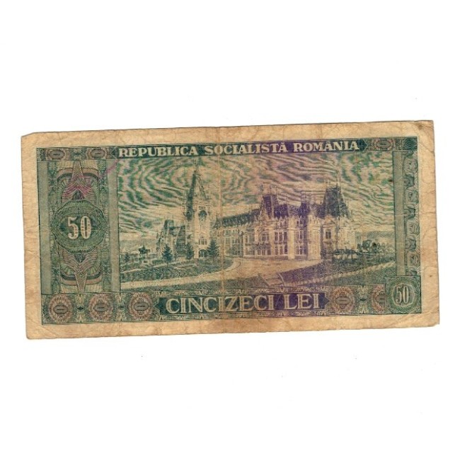 Romania 1966 - 50 lei, uzata