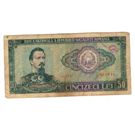 Romania 1966 - 50 lei, uzata