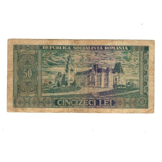 Romania 1966 - 50 lei, uzata