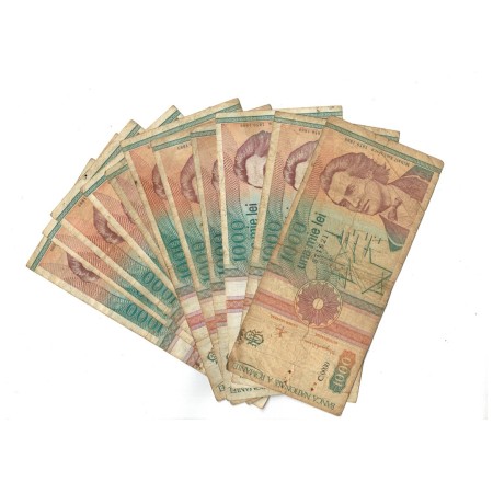 Romania 1991 Septembrie - 1000 lei, lot 10buc circulate