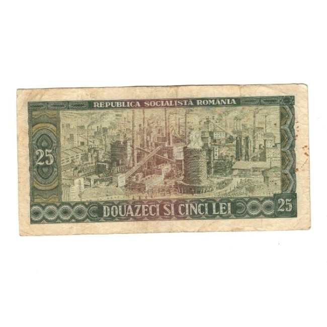 Romania 1966 - 25 lei, circulata
