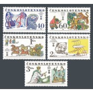 Cehoslovacia 1977 - Ilustrații din carti de copii, serie neuzata