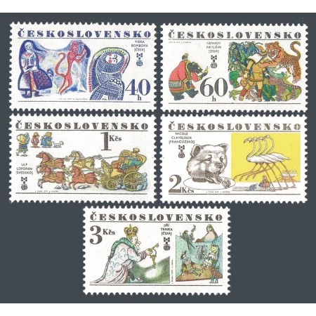 Cehoslovacia 1977 - Ilustrații din carti de copii, serie neuzata