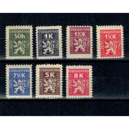 Cehoslovacia 1945 - Stema, oficiale, serie neuzata