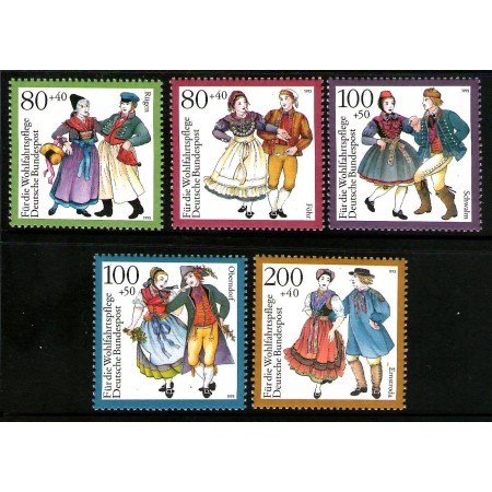 Germania 1993 - Costume populare, serie neuzata