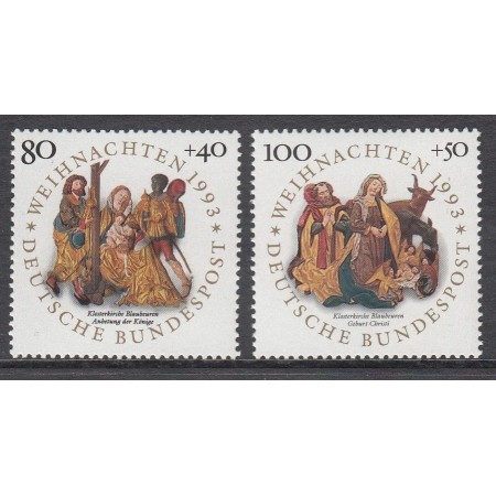 Germania 1993 - Crăciun, serie neuzata