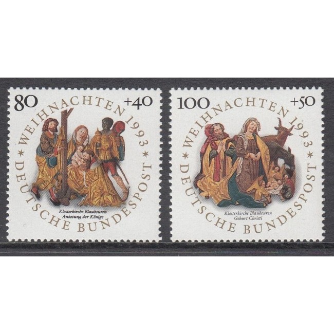 Germania 1993 - Crăciun, serie neuzata