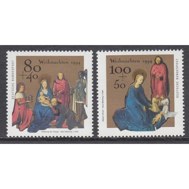 Germania 1994 - Crăciun, serie neuzata