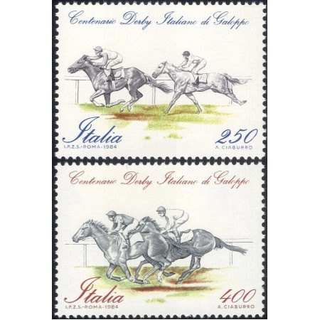 Italia 1984 - Cai, călărie, serie neuzata