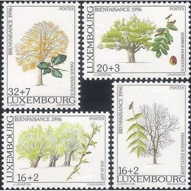 Luxemburg 1996 - Copaci, flora, serie neuzata