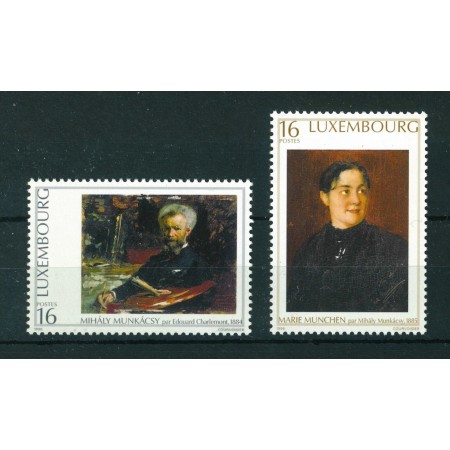 Luxemburg 1996 - Picturi, arta, Munkacsy, serie neuzata