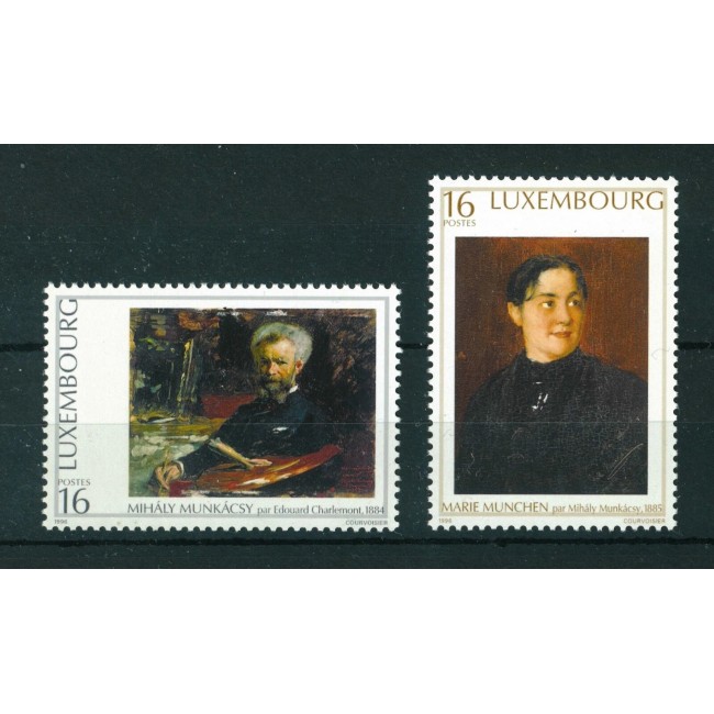 Luxemburg 1996 - Picturi, arta, Munkacsy, serie neuzata
