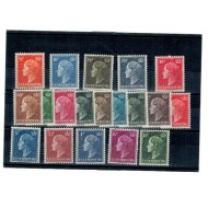 Luxemburg 1948 - Uzuale Marea Ducesa Charlotte, serie neuzata