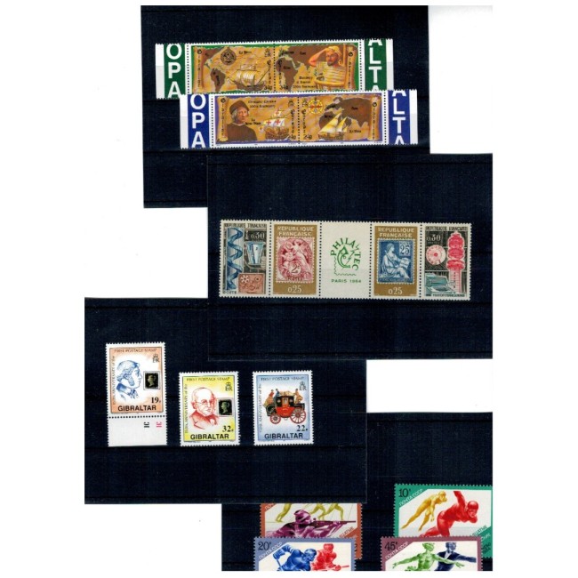 Lot timbre străine neuzate, serii