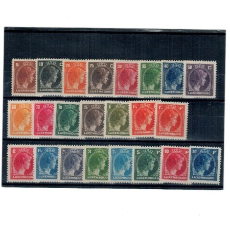 Luxemburg 1944 - Uzuale Ducesa Charlotte, serie neuzata