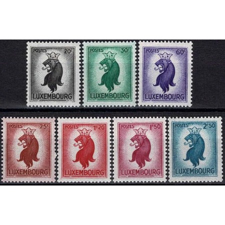 Luxemburg 1945 - Uzuale, stema, serie neuzata